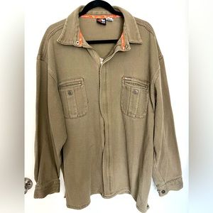 Vintage Lugz Jacket/overcoat, olive green size XXL